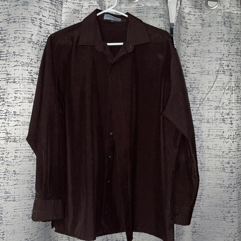 Men’s Brown Button Down